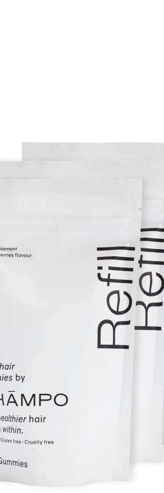 hair gummies refill trio