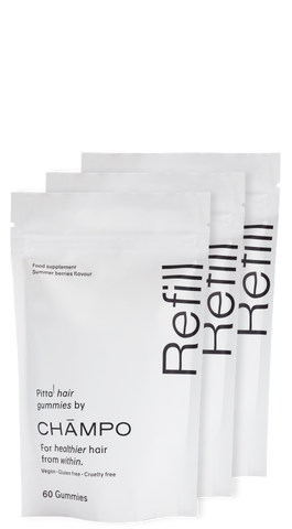 hair gummies refill trio