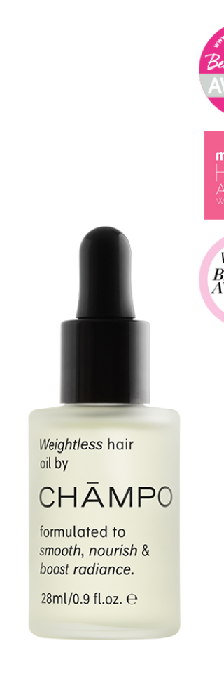 Weightless hair oil