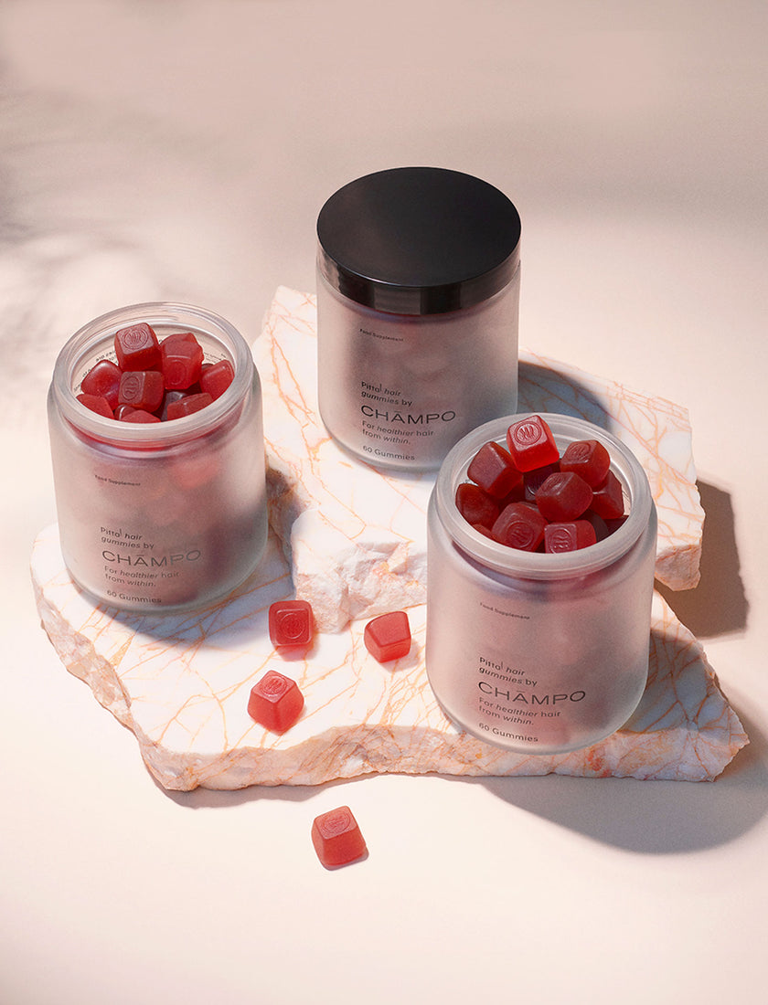 hair gummies trio
